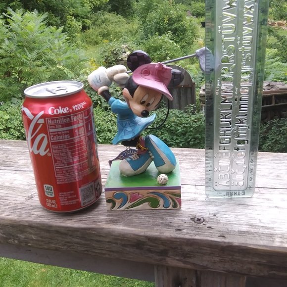 Disney Traditions Jim Shore Enesco Minnie mouse Golfing figurine - Picture 10 of 16